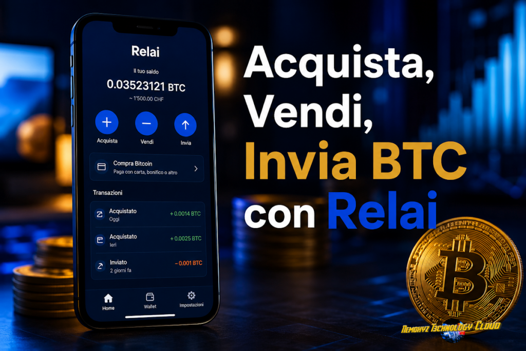 Acquistare Vendere Inviare Bitcoin con Relai