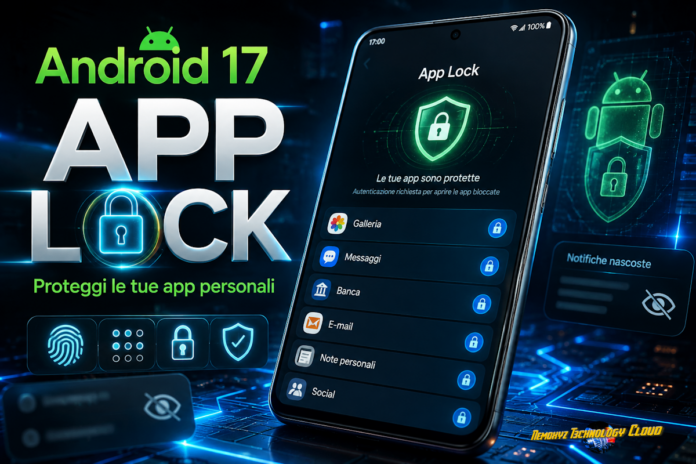 Android 17 introduce App Lock le tue app personali saranno finalmente più protette App Lock Android 17